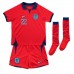 Tanie Strój piłkarski Anglia Jude Bellingham #22 Koszulka Wyjazdowej dla dziecięce MŚ 2022 Krótkie Rękawy (+ szorty)